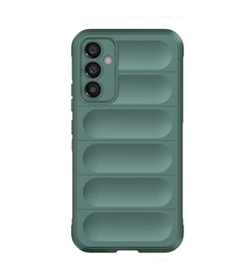 Newface Samsung Galaxy A15 4G Kılıf Optimum Silikon - Koyu Yeşil