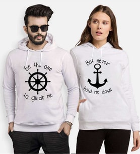 Tshirthane But Never Hold Me Down Sevgili Kombinleri Kapüşonlu Kombini (Tek Ürün Fiyatıdır.)