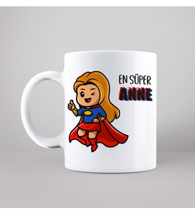 En Süper Anne Tasarımlı Kupa