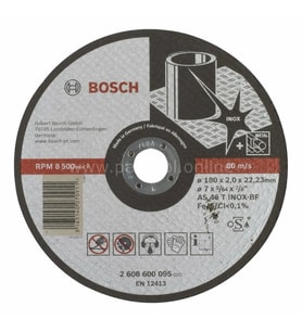 Bosch - 180x2,0 mm Expert Serisi Düz Inox Kesme Diski 1 Adet