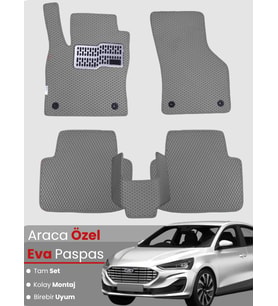 FORD FOCUS 5 (2024-2025) Uyumlu EVA Paspas Tam Set–Araca Özel,Su Geçirmez,Kolay Montaj