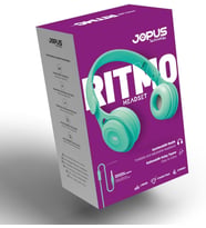 Ritmo Kulak Üstü Kablolu Kulaklık Katlanabilir JS-80 (Yeşil)
