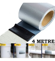 Tamir Bant 4 mt x 10 cm Waterproof Adhesive Tape Çatı Boru Çadır Pimaş Tamir Bandı Su Geçirmez Bant