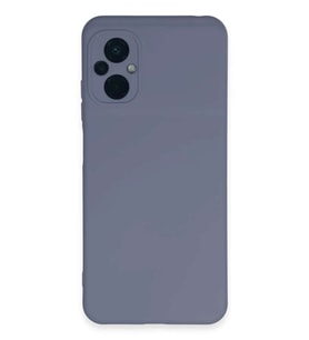 Poco M5 Kılıf Nano içi Kadife Silikon - Gri