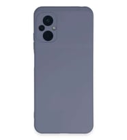 Poco M5 Kılıf Nano içi Kadife Silikon - Gri