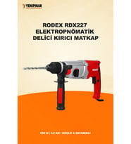RDX227 SDS ELEKTROPNÖMATİK KIRICI DELİCİ MATKAP 26MM 850W