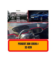 Peugeot 308 ( 2020 ) Ön Gögüs / Panel / Torpido Korumasi / Kilifi / Halisi / Koruyucu/ A3d/ 3d