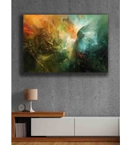 Koç stüdyo Modern tasarım kanvas tablo 50x70 (Çok Renkli)