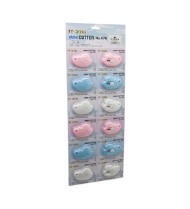 12 ADET MINI CUTTER MİNİ CEP - ÇANTA FALÇATA - MAKET BIÇAK (4767)