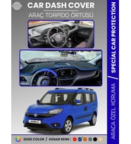 FIAT DOBLO (2015-2020) Torpido Örtüsü Ön Göğüs Torpido Koruma Tam Uyum Çatlamayı Önler Kolay Montaj