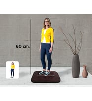BK Gift Kişiye Özel Dev Boy Fotoğraflı Ahşap Biblo 60cm