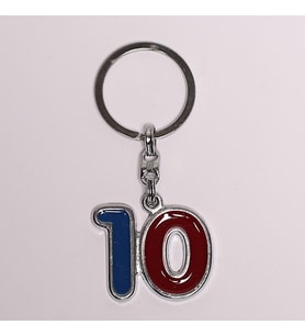 TARAFTAR 10 SAYILI ANAHTARLIK-(BORDO-MAVİ)-ANAH635