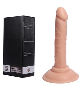 River World Harika Gerçekçi 14 cm'lik Vantuzlu Dildo A nal Plug Pe nis