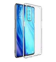 Oppo Reno 4 Pro 4G Kılıf Şeffaf Silikon Hibrit Case (Renksiz)