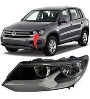 Vw Tiguan Sol Ön Far Komple 2012-2015 5N1941005B