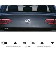 Yeni Passat Yazısı Orjinal Siyah Volkswagen Passat Bagaj Yazısı