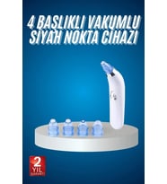 4 Başlıklı Vakumlu Siyah Nokta Ve Yüz Temizleme Cihazı