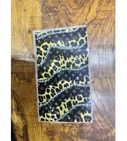 30X18 CM ÜTÜ İLE YAPIŞAN LEOPAR TASARIM TRANSFER BASKI ARMA