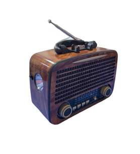 RT-552 Vintage Retro Solar Enerjili Fenerli , Nostalji Bluetooth/USB/Sd/ Radyo Mp3 Player Müzik Kutusu