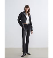 LCW Jeans Siyah Mars Flare Kadın Jean Pantolon