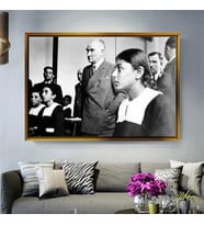Altın Çerçeveli dekoratif tablo a420 (Gold)