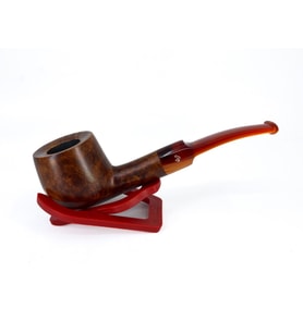 Şahin Üç Yıldız Bent Pot Mod Ban 3 9mm. Filtreli Akrilik Saplı Pipo 237897 (Kahverengi)