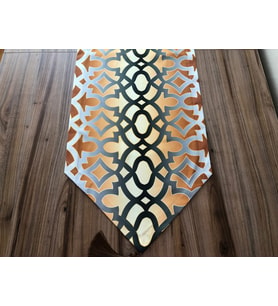 DEGRADE OTTOMAN DESENLİ RUNNER (Krem)