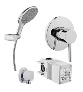 Artema Minimax S Ankanstre Duş Seti - Samba 5F - Krom 