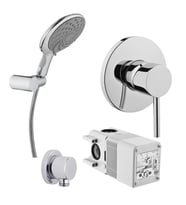 Artema Minimax S Ankanstre Duş Seti - Samba 5F - Krom 