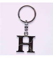METALİK KROM VE HARF ANAHTARLIK-(H HARFİ)ANAH46