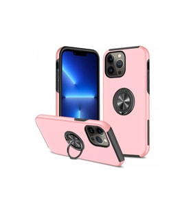 13 Pro Max Kılıf Elit Yüzüklü Kapak - Pembe