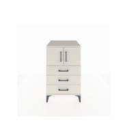 Kronos Komodin Tek Raflı 3 Çekmeceli 2 Kapaklı 60x59x96 Aytaşı-Aytaşı