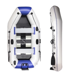 REMIXON 2.40M*128CM 0.70MM IZGARA TABAN ŞİŞME BOT (GRAY BLUE)