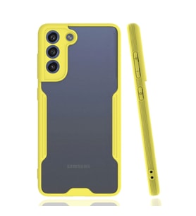 Samsung Galaxy S21 Fe Kılıf Platin Silikon - Sarı