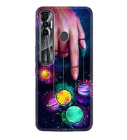 Tecno Spark 6 6 Go 8C 8 Pro 7 7 Spark 9 Pro Kılıf Desemli Silikon Finger planet 1740