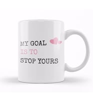 My Goal Is To Stop Yours Goalie Defender Kupa Bardak Porselen