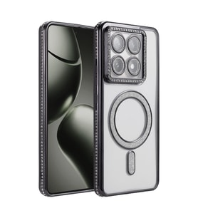 Xiaomi Mi 14t Pro Joke Simli Magneticsafe Kılıf - Siyah