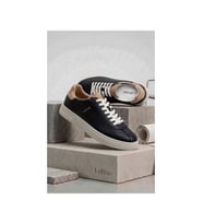 Lufian Paul 111230293 Erkek Deri Siyah Sneaker
