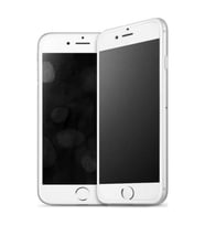 Apple iphone 7 Mat Hayalet Ekran Gizli Privacy Tam Kaplayan Kırılmaz Cam Seramik Nano Ekran Koruyucu Beyaz