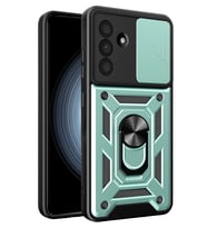 Galaxy A57 5G Pars Lens Yüzüklü Silikon - Yeşil