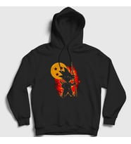Presmono Unisex Siyah Kid Goku Anime Dragon Ball Kapüşonlu Sweatshirt 236477tt