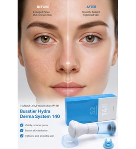 Hydra Derma System 140 Microneedling Serum Applicator 140 İğneli Hydra Needle Cilt Bakım Kalemi Anti Aging Gözenek Sıkılaştırıcı Serum Uygulama Cihazı