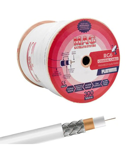Mag Platinum Trishield 300 Metre Anten Kablosu