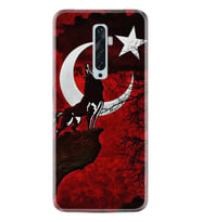 Oppo Reno 2Z 4 Lite 4 Pro 5 6 7 A31 Kılıf Desemli Silikon Wolf and Moon 2 1381