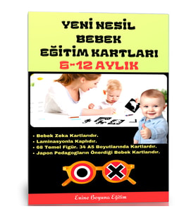 Bebek Eğitim Kartları 6-12 AY (Bebek Zeka Kartları)