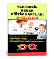 Bebek Eğitim Kartları 6-12 AY (Bebek Zeka Kartları)