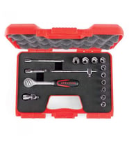 İzeltaş 1107 00 6015 Altı Köşe Lokma Anahtar Takımı 1/4" 15 Parça