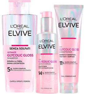 Lexroo L’Oréal Paris Elvive Glycolic Gloss Saç Bakım Seti: Şampuan 200 ml
