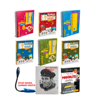 Çanta Yayınları 8 Sınıf Türkçe Matematik Fen Defter Serisi + Etkinlikli Beceri Temelli Yeni Nesil Sorular Mega Set (Çok Renkli)
