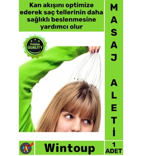 #Masaj Kan Dolaşımı Hızlandıran Saç Kökü Güçlendiren Rahatlatıcı Etki Stres Gideren Kafa Masaj Aleti